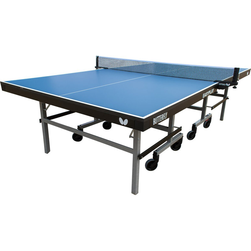 Table de tennis de table d’intérieur pliable butterfly papillon (22 mm épaisse), Bleu