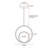 Contemporary Novelty Circular LED Chandelier