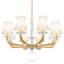 Emilea 8 - Light Glass Chandelier-2134076234