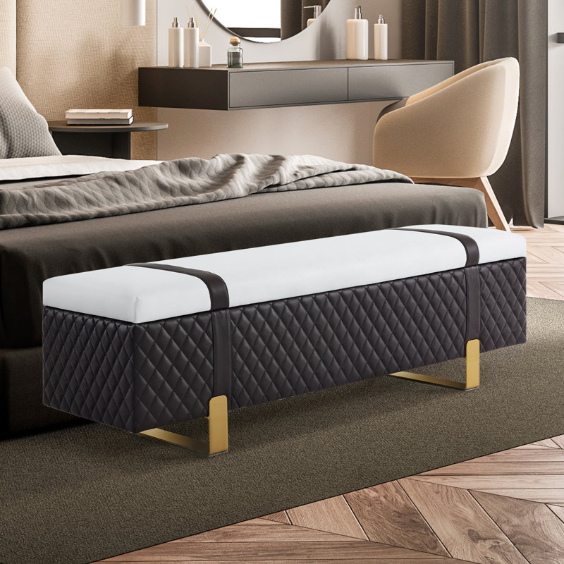 Repose-pieds avec repose-pieds Mercer41, Brun