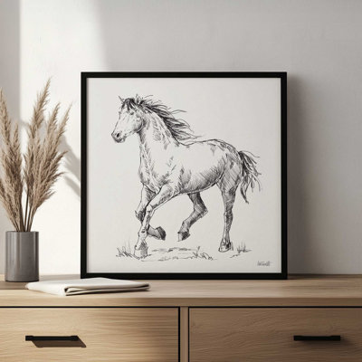 Trot Sketch by Anne Tavoletti Art Print