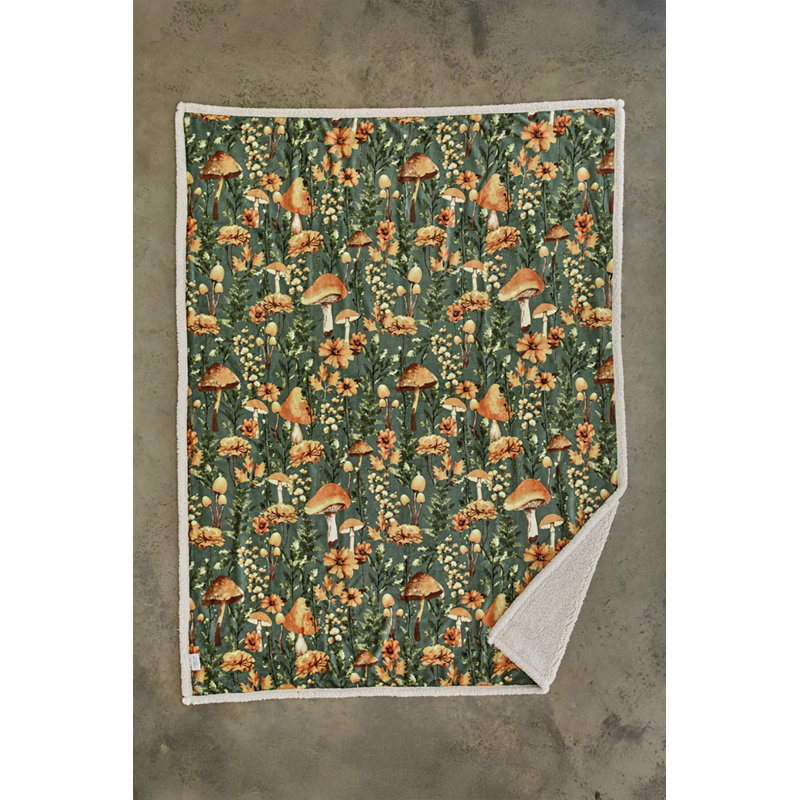 Deyongs 1846 Throw, Green Abstract 1