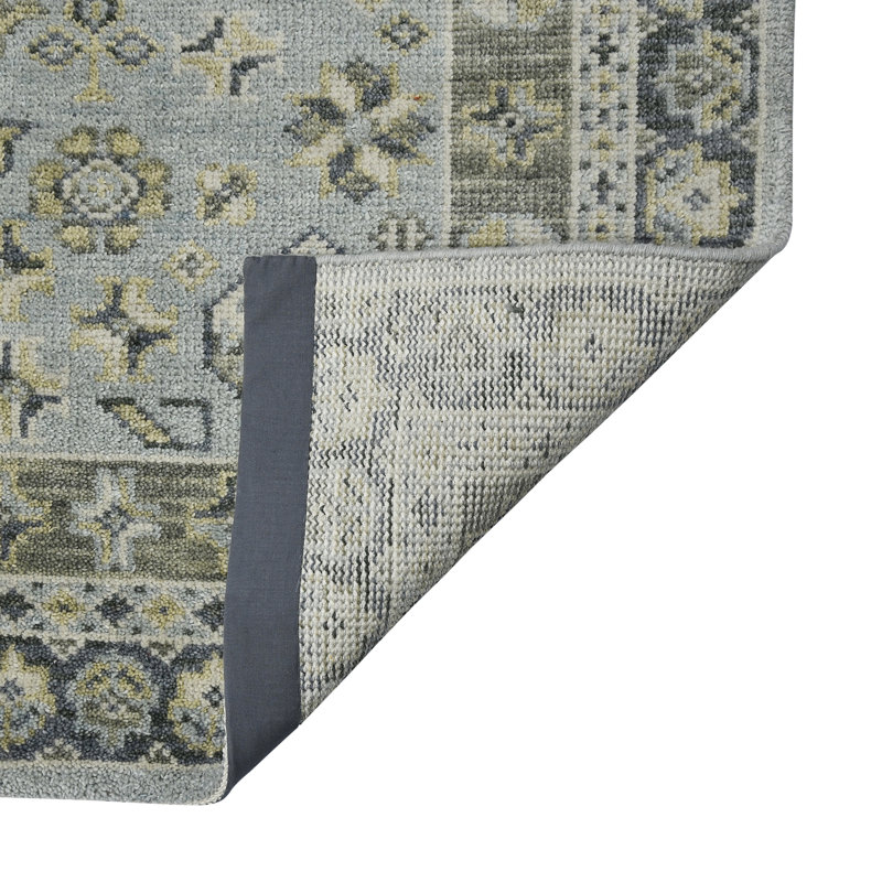 Divine Hand Knotted Wool Area Rug, Rectangle 2' x 3'
