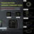 Power Alarm Temperature And Humidity Travel Alarm With Automatic Charging