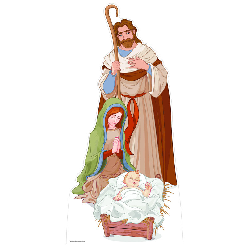 Nativity Scene Cardboard Standup