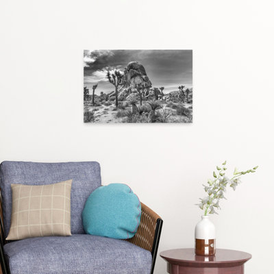 Joshua Tree Desert Dramatic Abstract Contemporary Landscape Nature Wall Art Print