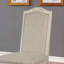 Chaise d'appoint Hemleta en blanc antique