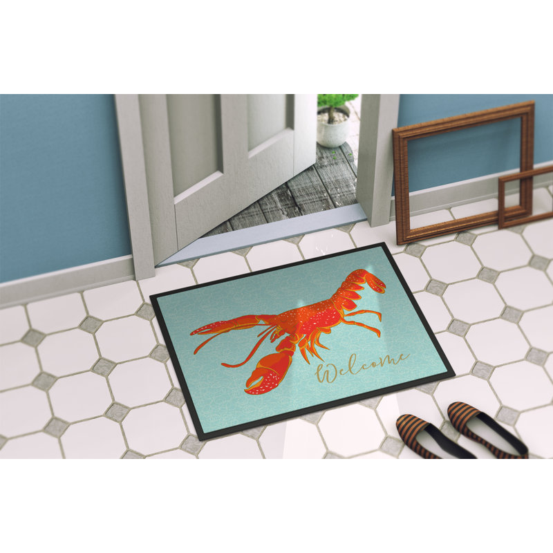 Paillasson d’extérieur antidérapant Burket welcome, Rectangle 24 po x 36 po