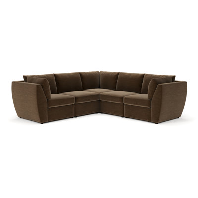 Caldwell 5-Piece Modular Upholstered Sectional