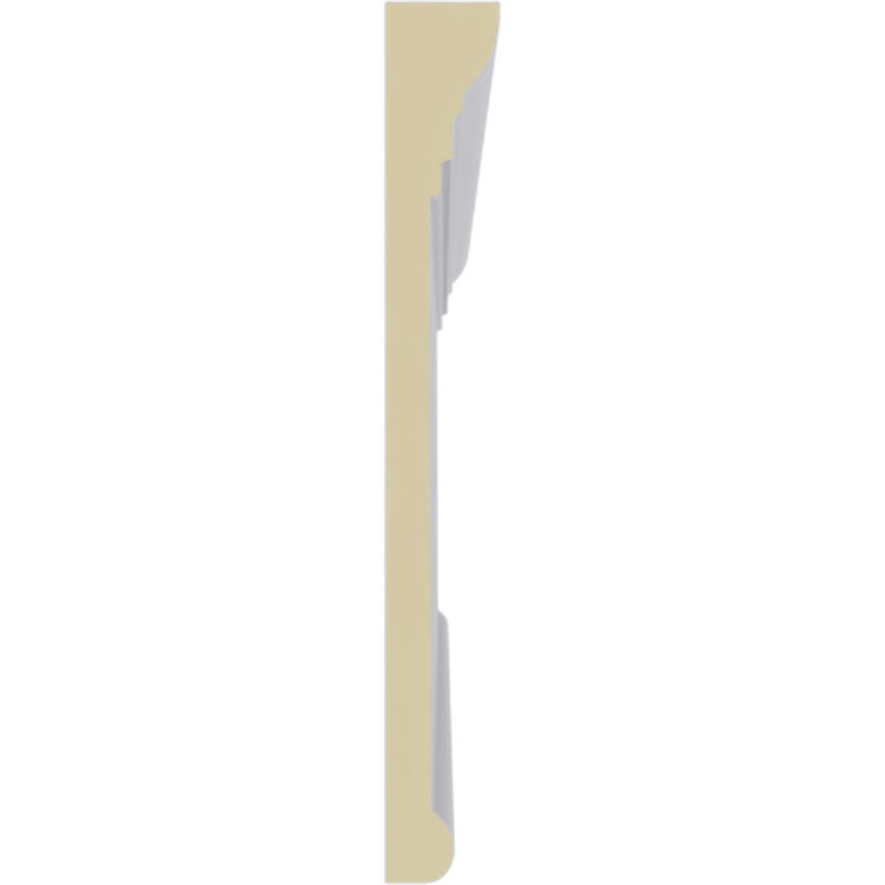 Ekena Millwork SAMPLE - Endurathane Elsinor Fluted Frieze7 3/4"H x 1"P x 12"L, Factory Primed