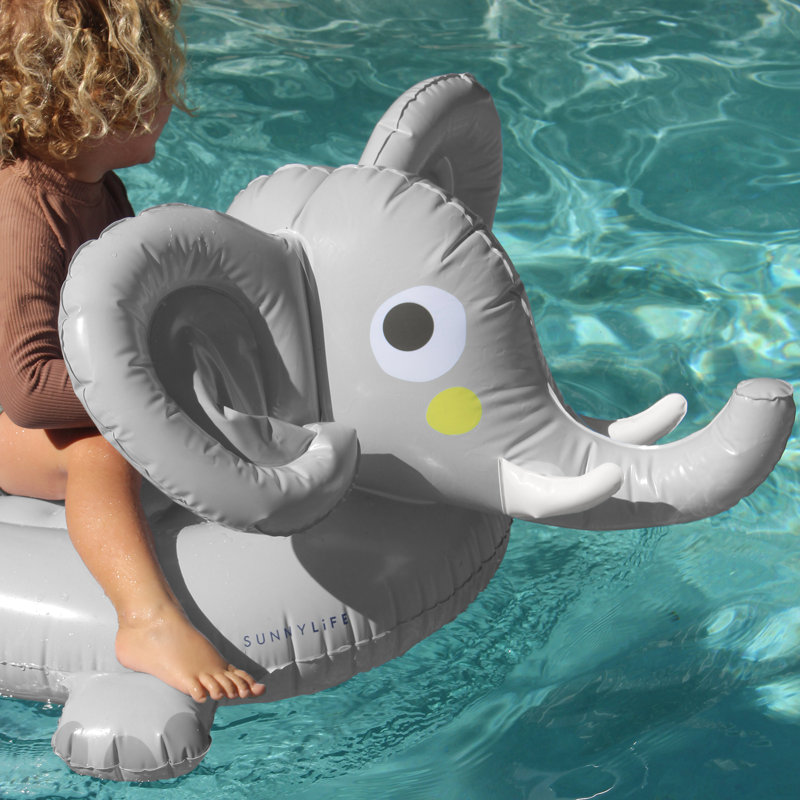 Flotteur pour enfants: Eli l'éléphant - gris