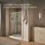 Rely 59.62" W x 76.99" H Single Sliding Frameless Shower Door-1960123928