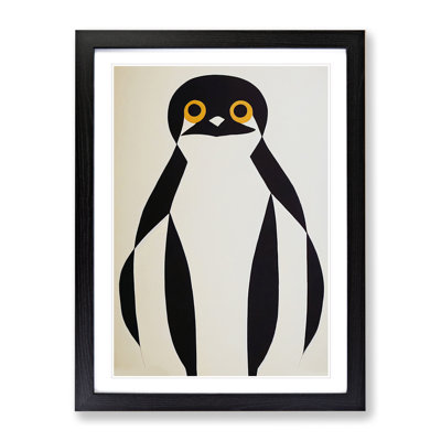 Penguin Abstract Art No.2 1 Piece Single Picture Frame Painting