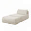 Fauteuil à billes en chenille avec repose-pieds en tissu, sans assemblage requis-273354234