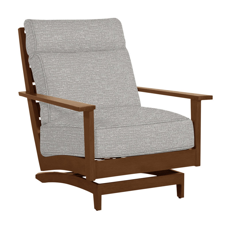 Chaise longue d'extérieur Kennebunkport, Welt + bourre standard, Caramel tweed, Chêne