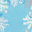 Tapis de couloir crocheté à la main bleu et gris-1257778443