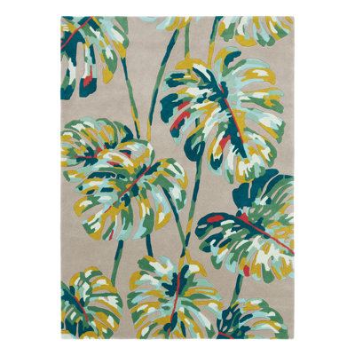 Kelapa Wool Floral Indoor Rug