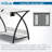 Comet 45.5" x 23.5" Sewing Table with Sewing Machine Platform