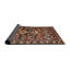 Tapis géométrique rouge / beige / brun-1084001760