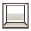 Lit plateforme en bois de style baldaquin, tête de lit tapissier pour plus de confort et de style-129390528-129390531