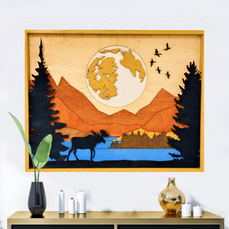 Shadow Box Print on Wood