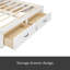 Lit plateforme avec 6 tiroirs de rangement-18671820-18671822