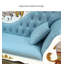 Canapé inclinable en tissu de style européen