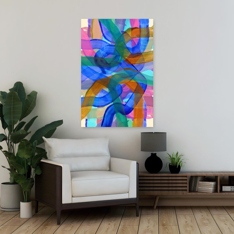 Art contemporain contemporain abstrait contemporain, H 36 po x l 24 po