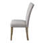 Chaise parsons capitonnée Mikkel en gris