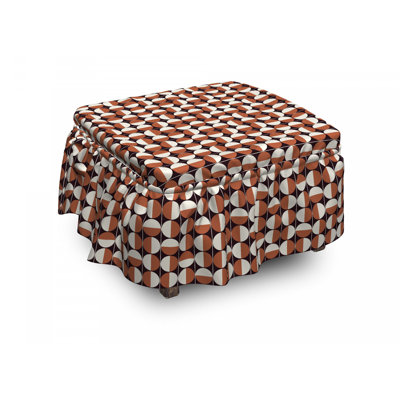 Box Cushion Ottoman Slipcover