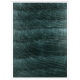 Teal Operetta 1' Framed Graphic Art Print on Glass