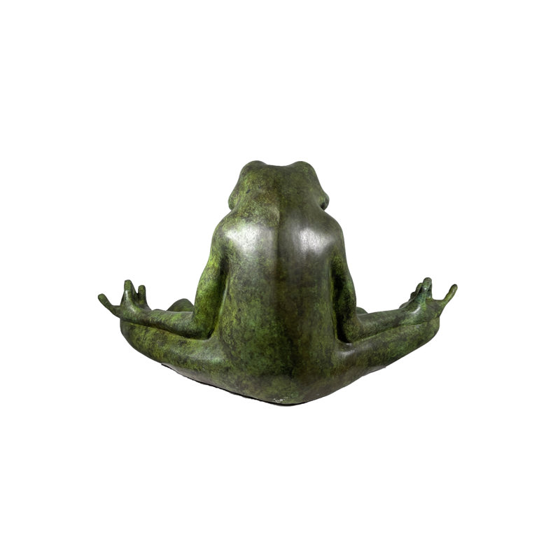 Frog Bronze Garden Statue