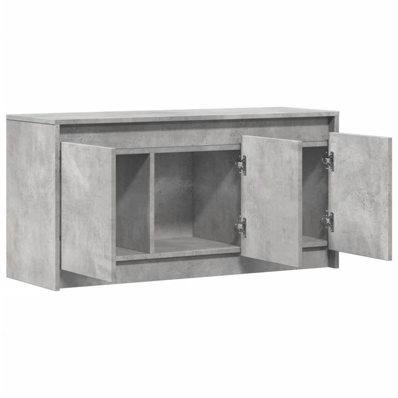 Damariz Unfinished TV Stand for TVs up to 24", Concrete Grey