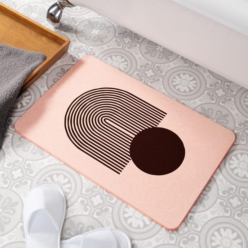 Non-Slip Shower Mat, Pink