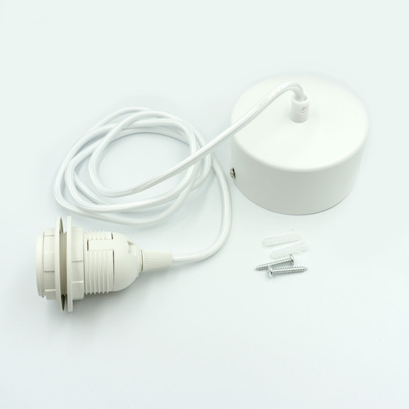 Albatros 1 - Light Pendant, 25.6" H x 47.3" W x 47.3" D, White Cord