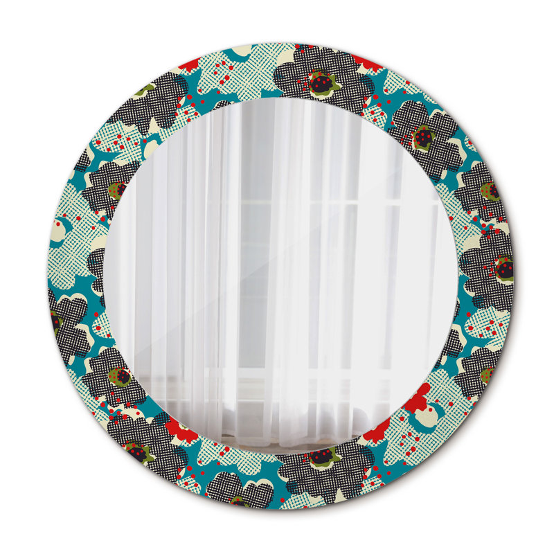 Huldar Glass Flat Wall Mirror