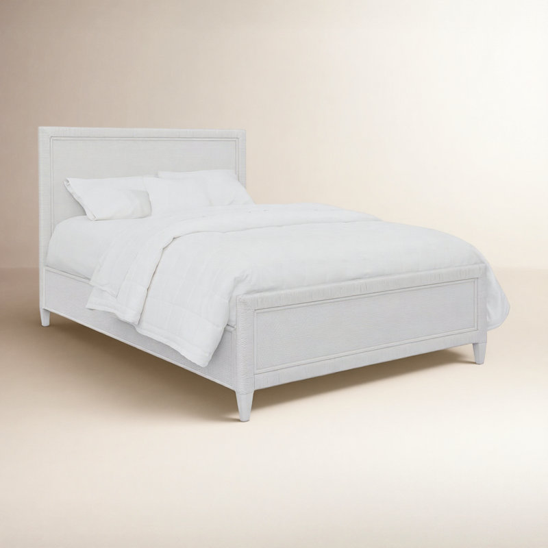 Sabal Bay Low Profile Standard Bed, Frost White, Queen