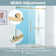 56-60'' - W x 76'' H Single Sliding Shower Door with Nano Coating Easy-clean Stainless Steel Frameless Shower door X01