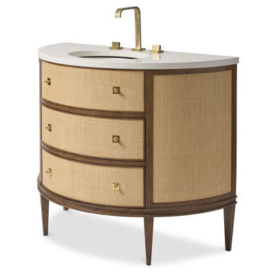 Commode en raphia Orion