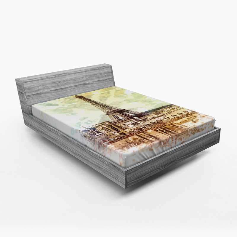 Drap-housse Tour Eiffel, Drap-housse de taille double