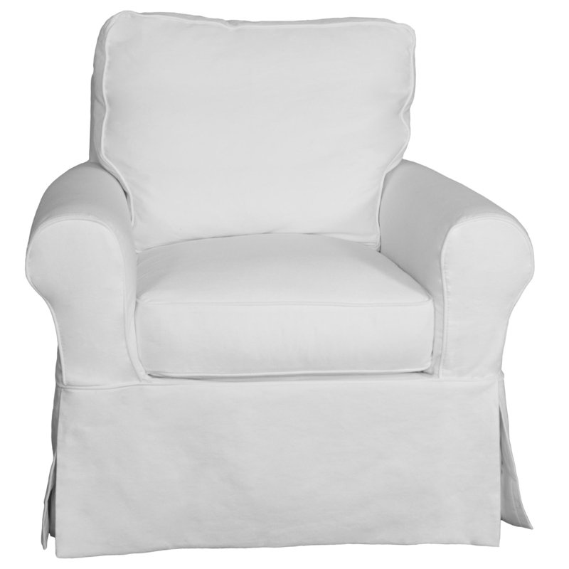 Wesham Swivel Armchair, White