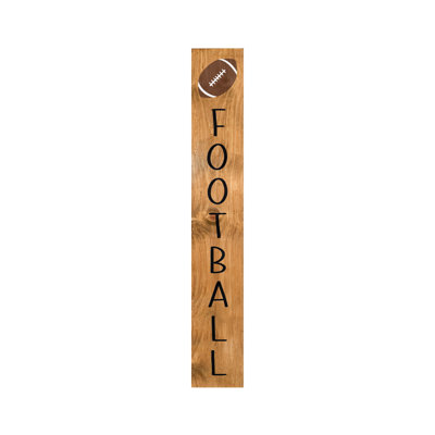 Coussin de porche pour match de football américain, 47 po x 7,25 po