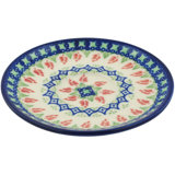 Tulips And Diamonds Stoneware Saucer