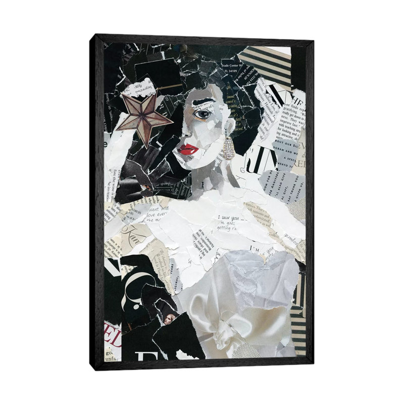 Runway Star by Carol Robinson - Print on Canvas, 66.04 cm H x 45.72 cm W, Black Framed