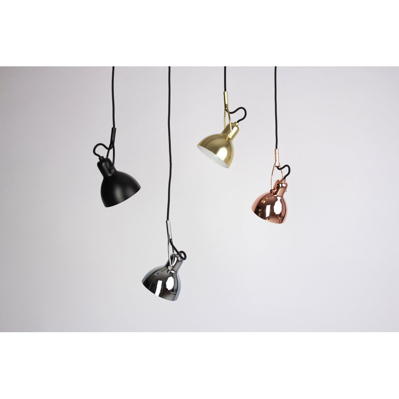 Krauss 1 - Light Single Pendant, Copper, 7.9" H x 8.6" W x 8.6" D