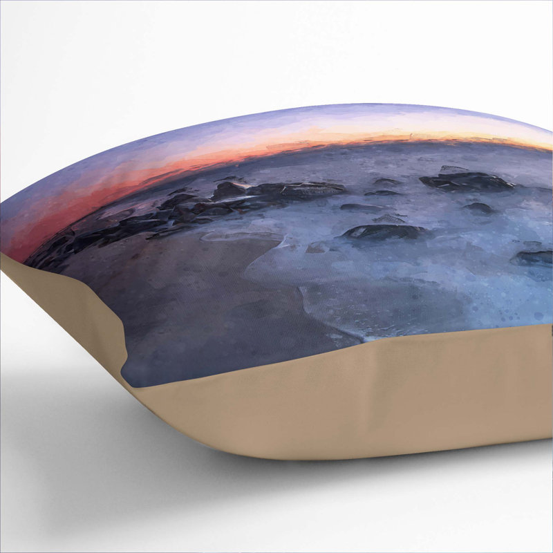 Square Cushion, 55cm H x 55c m W x 20cm D, Stone