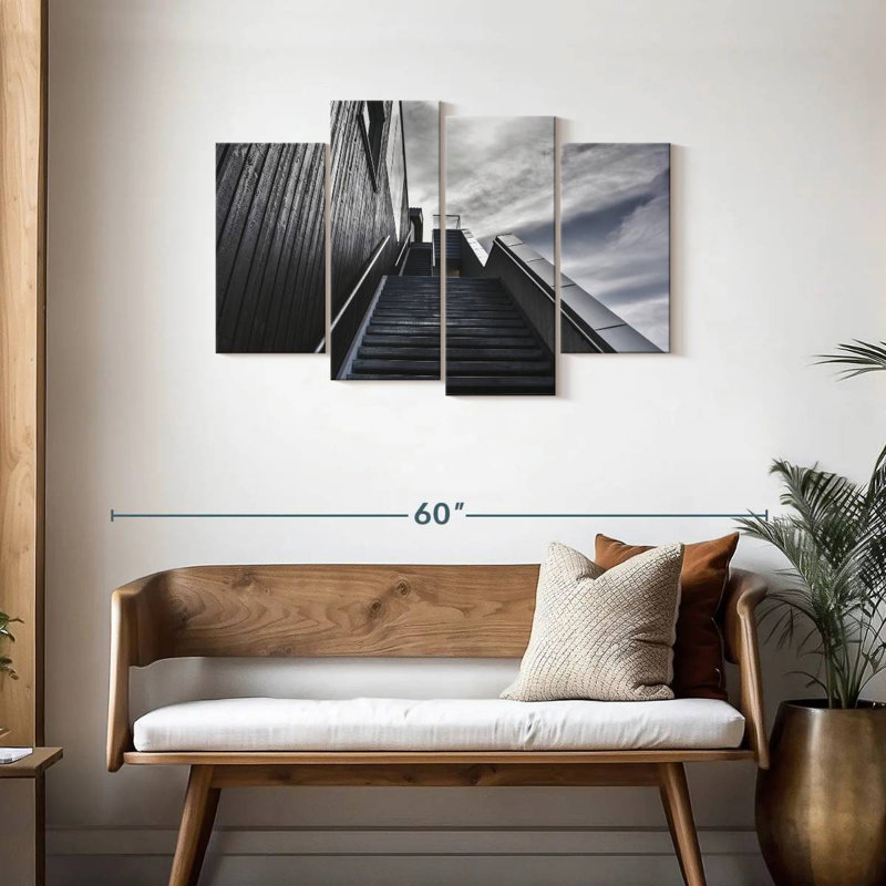 Escalier Lilie, H 27 po x l 43 po