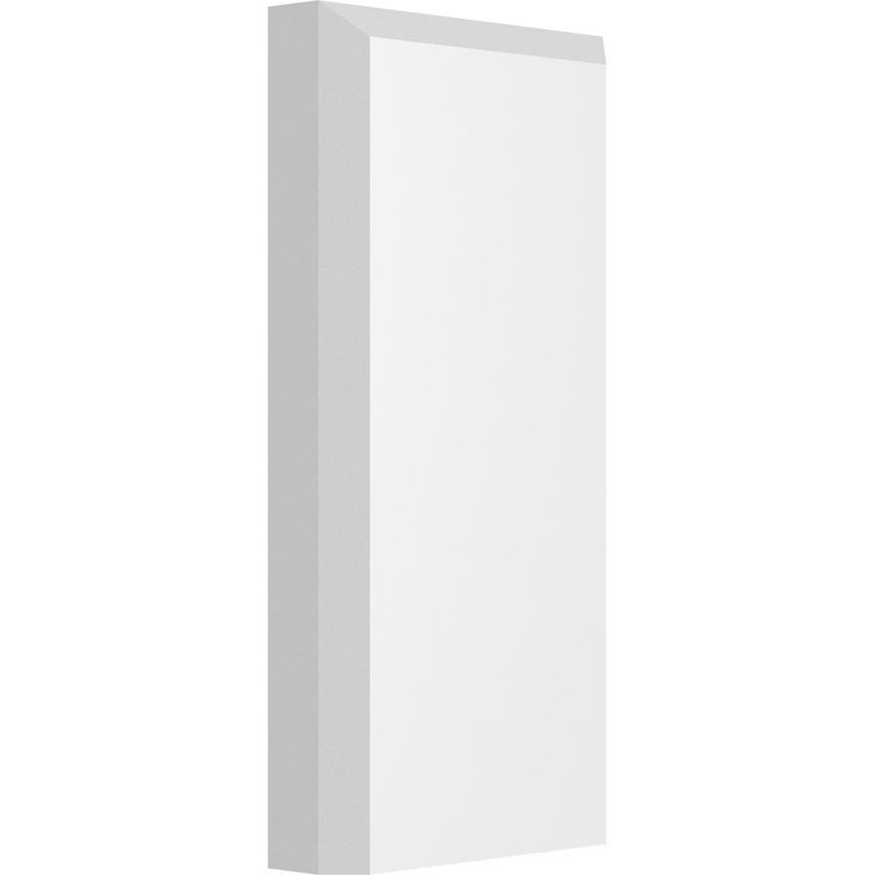 Bloc de socle standard à bords biseautés l 3 po x H 6 po x P 3/4 po, H 6 po x l 3 po x p 0,75 po