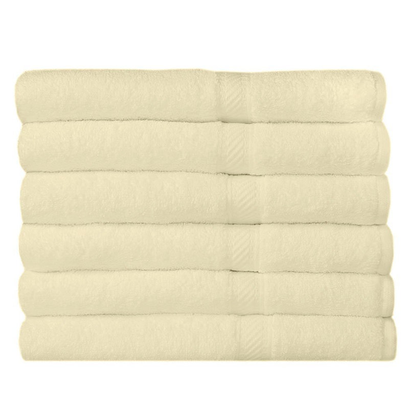Cotton Lightweight Bath Towel, Cream