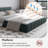 Chenille Upholstered Bed Frame With Headboard-86317120-86317123